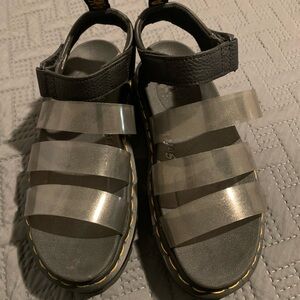Dr. Martens Black and Gray Sandals